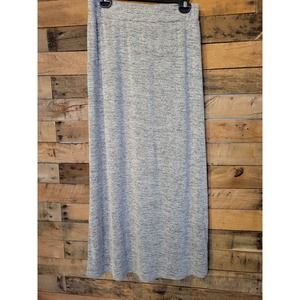 Chance or fate women's Heather gray long maxi skirt size small